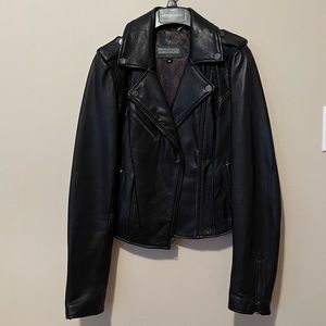 Black Rivet Leather Jacket